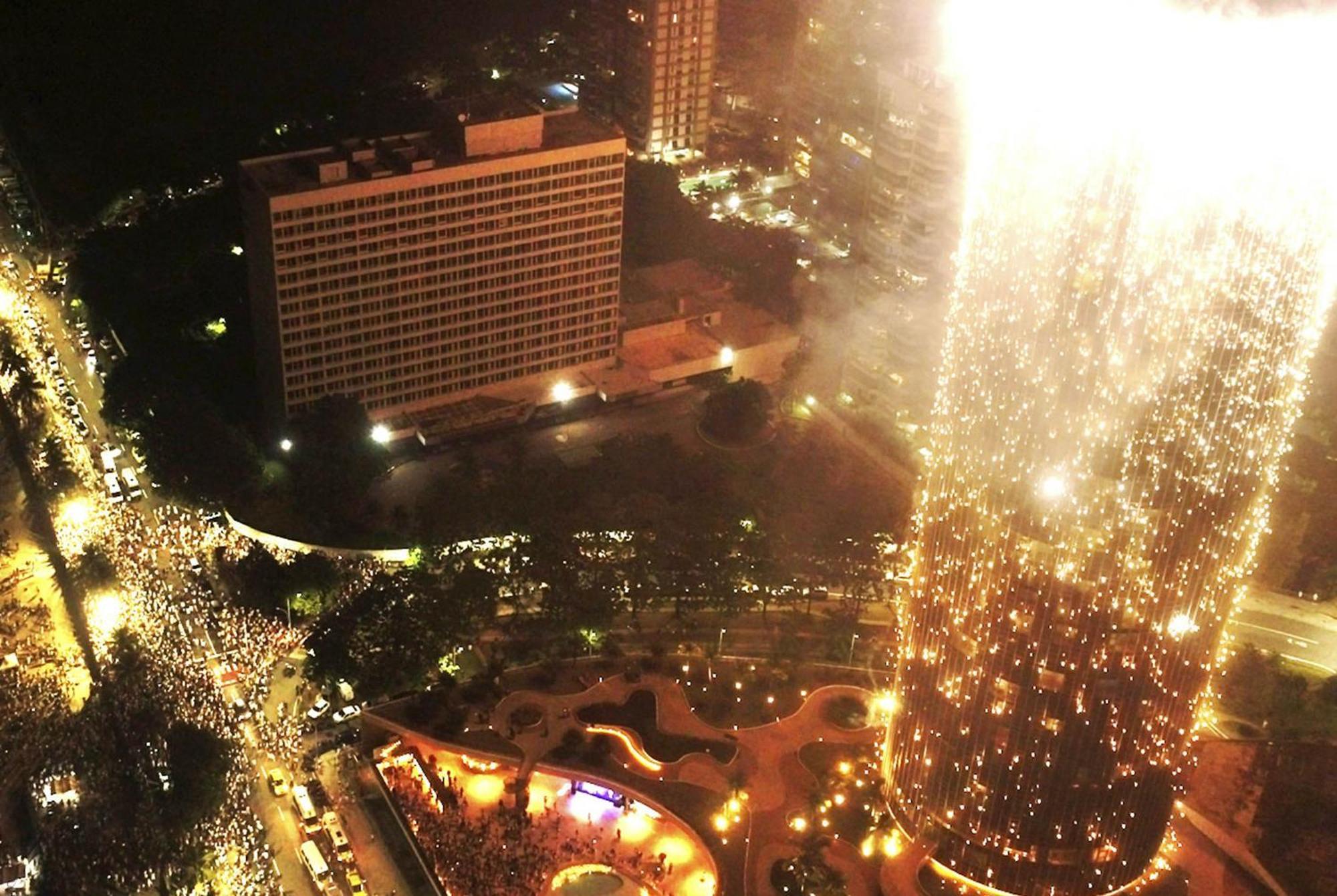 Hotel Nacional Rio De Janeiro - Oficial Eksteriør bilde Fireworks at the 2007 New Year's Eve celebration